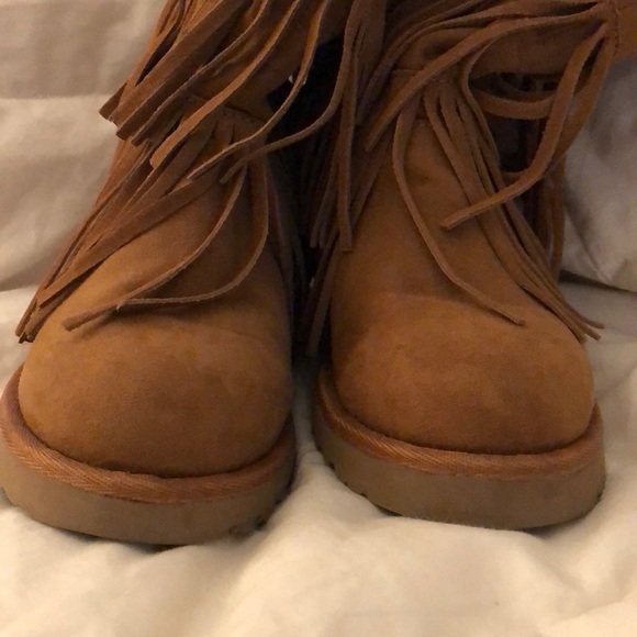 madden suede fringe boots - Picture 2 of 8